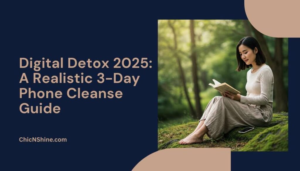Digital Detox 2025: A Realistic 3-Day Phone Cleanse Guide