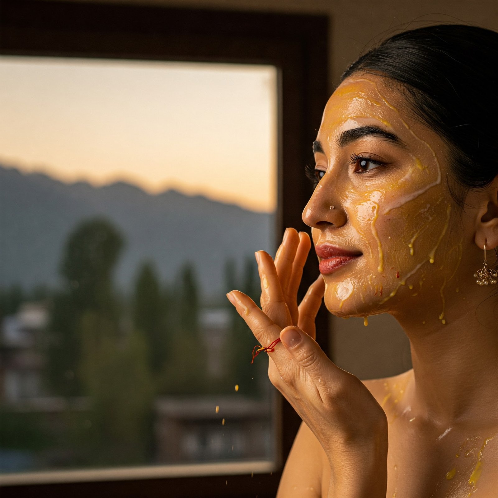 Kashmiri saffron night rituals for skin