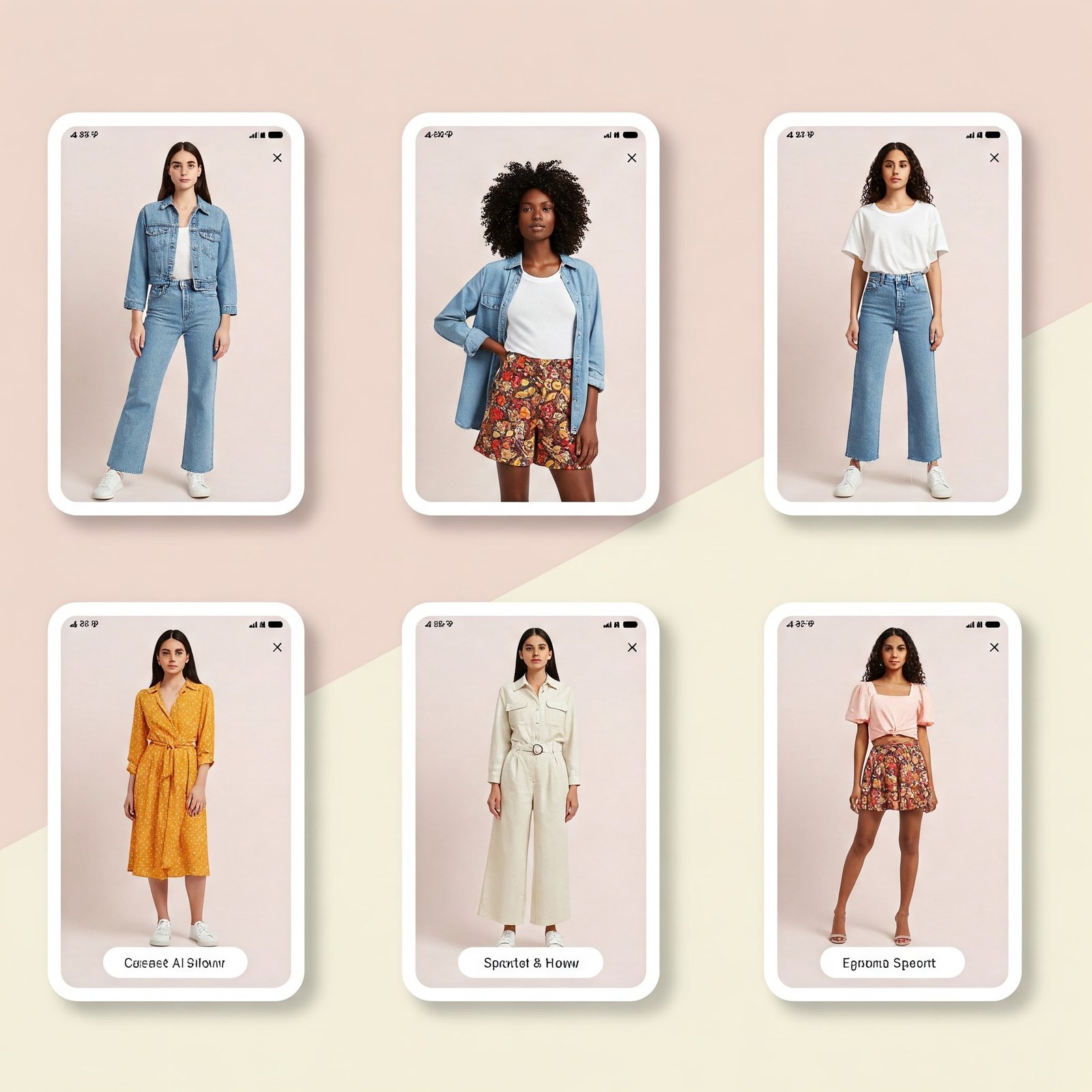 AI-generated outfit suggestions