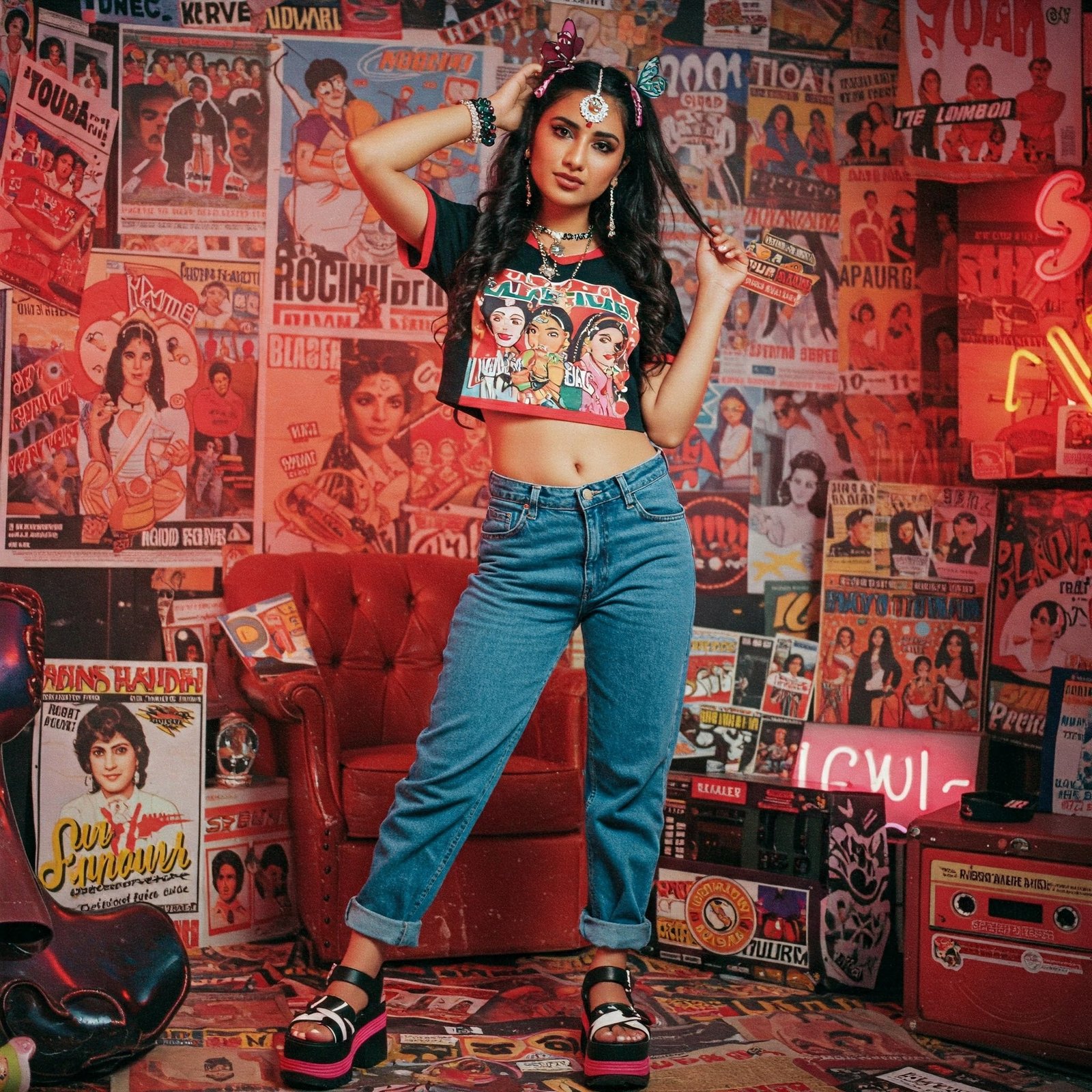 Y2K Revival: Nostalgic Reinterpretation with Indian Elements