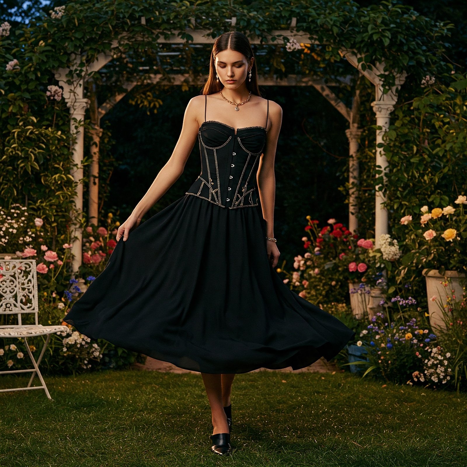 cottagecore corset dress 2025