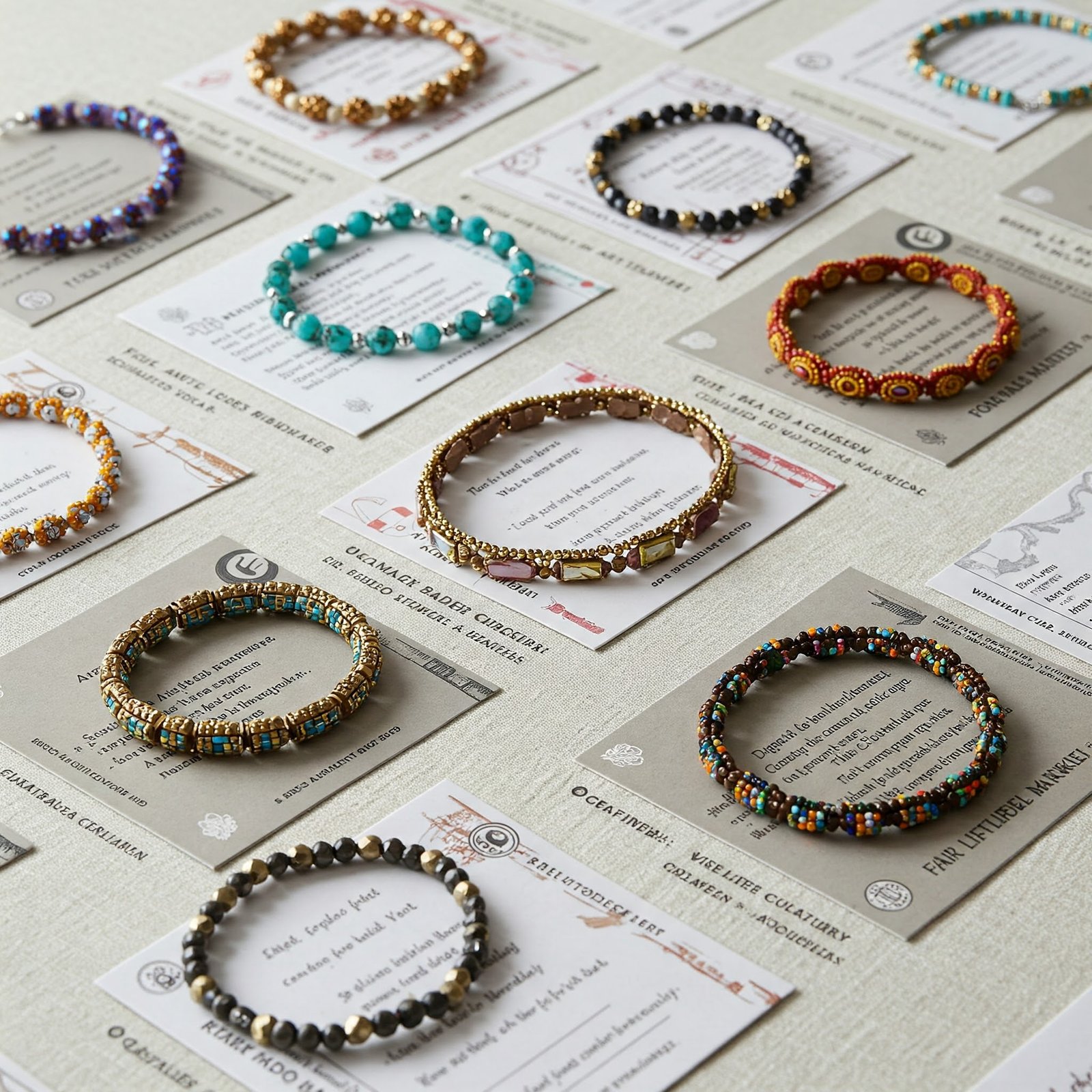 The Little Market ethical beaded bracelets