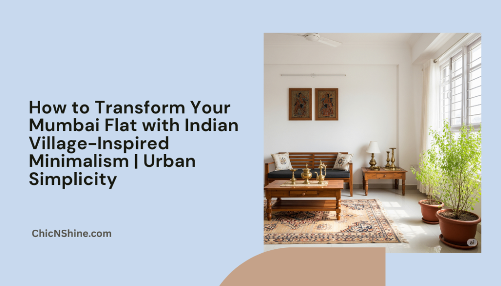 How to Transform Your Mumbai Flat with Indian Village-Inspired Minimalism | Urban Simplicity