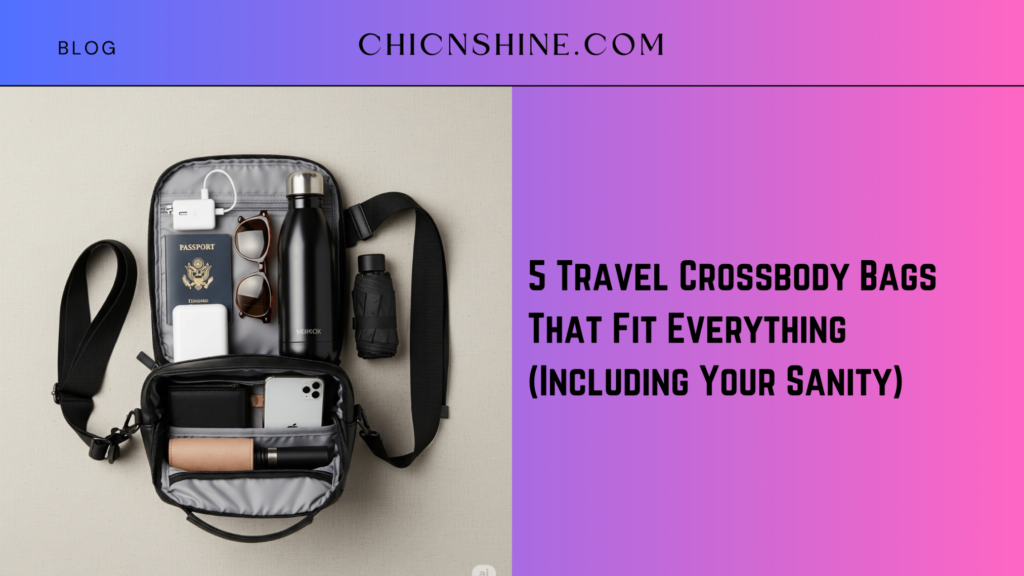 5 Travel Crossbody Bags That Fit Everything (Including Your Sanity)