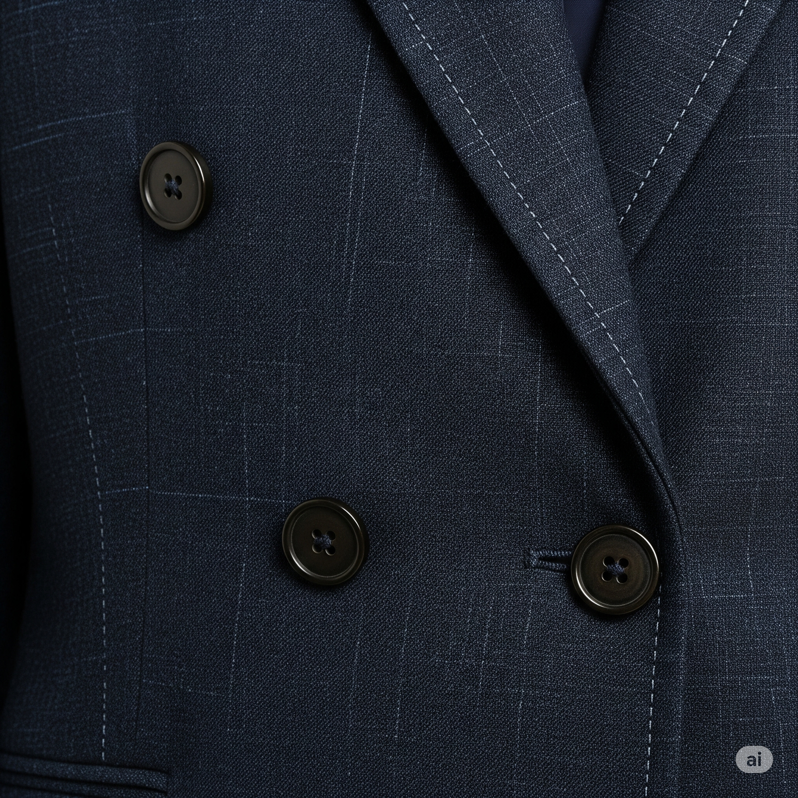 Close-up detail shots of Free Assembly blazer construction