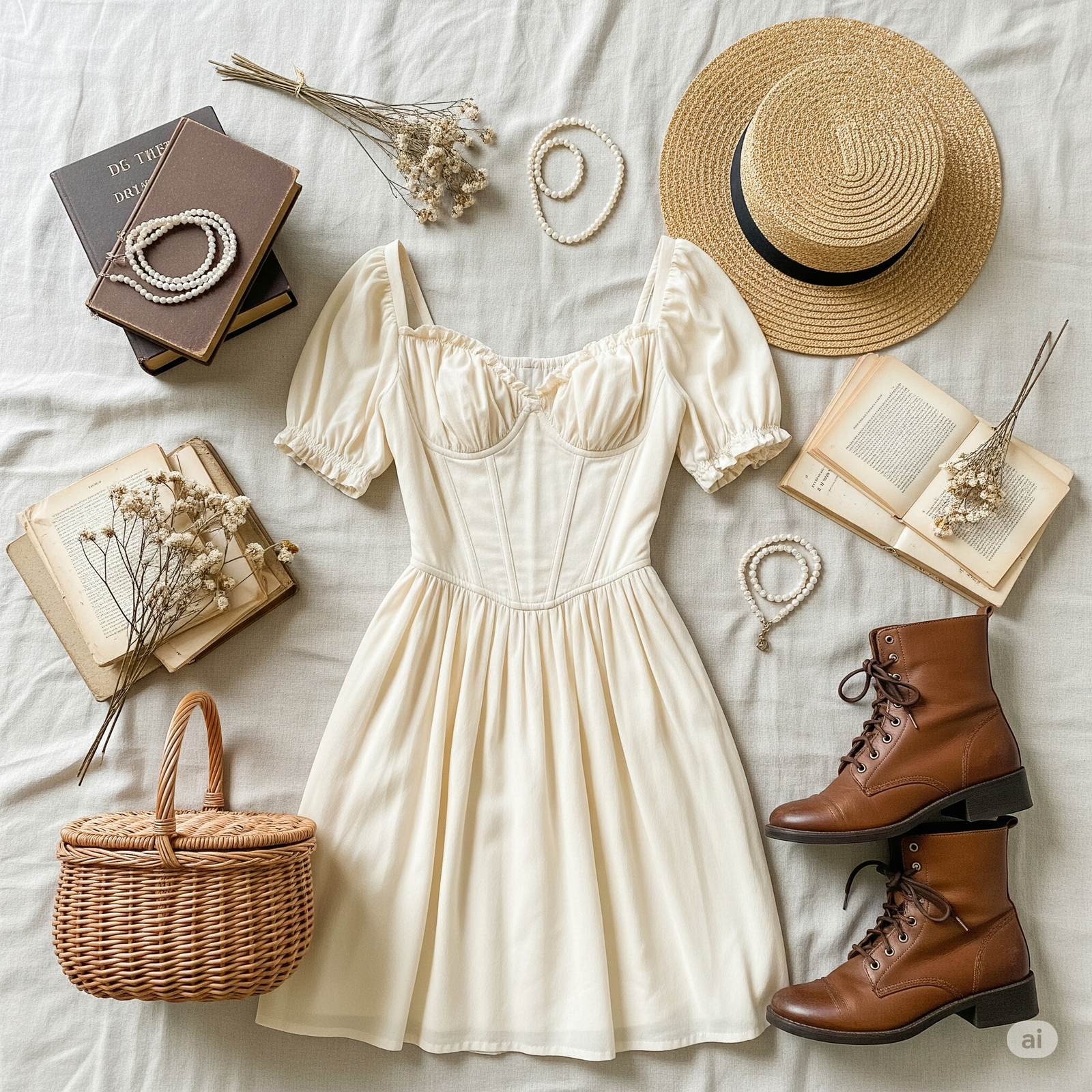 Cottagecore corset dress 2025