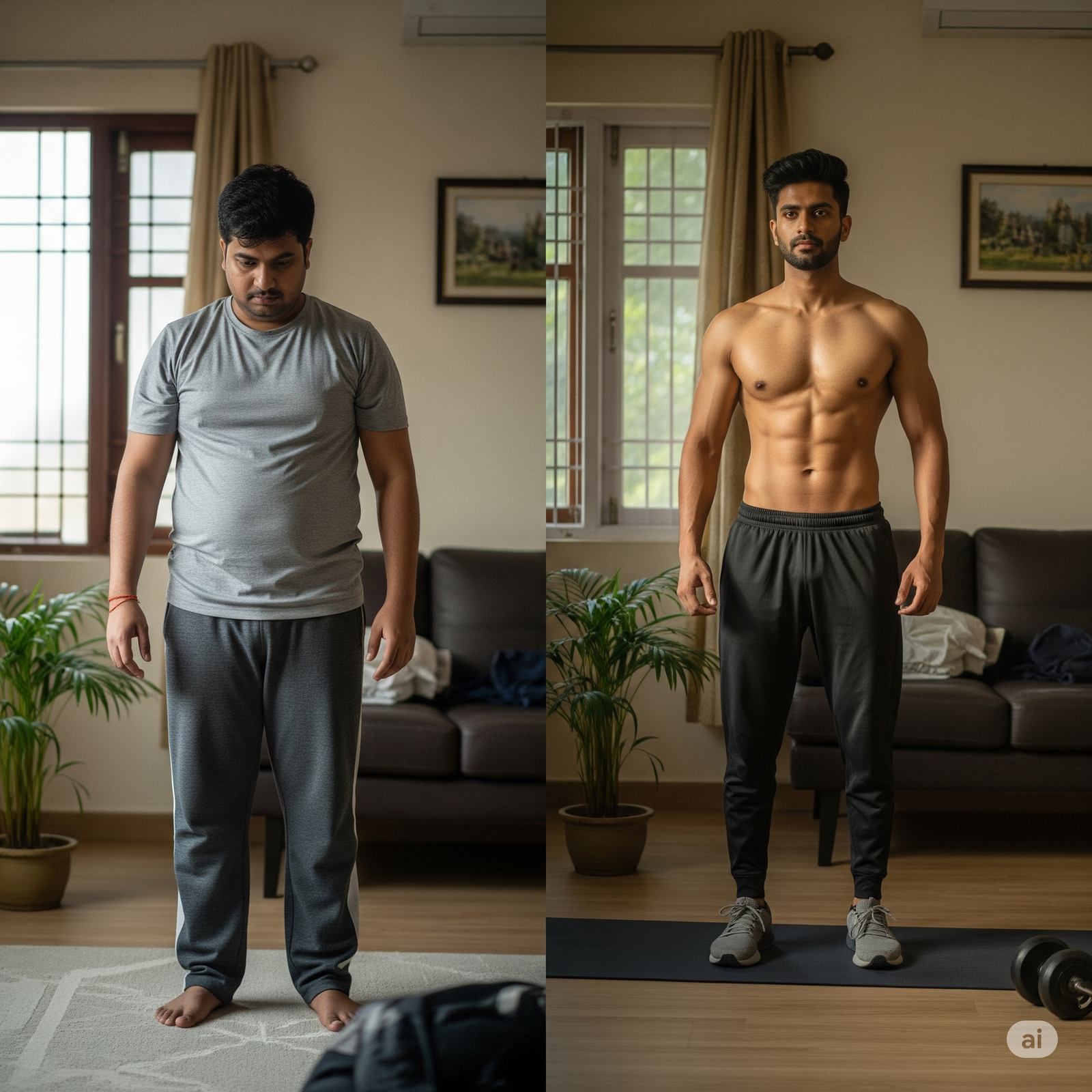 no-gym home workout routine in India