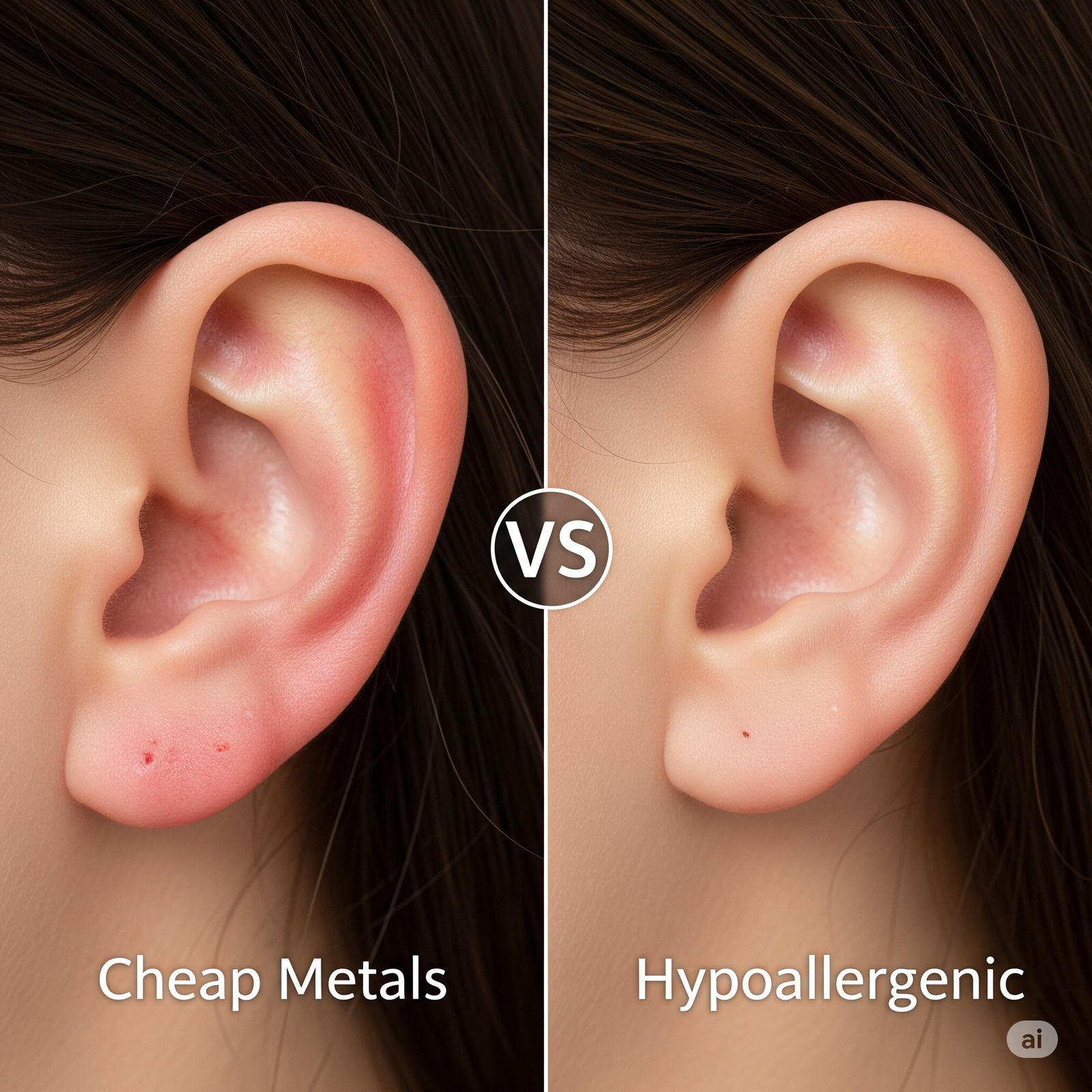 minimalist jewelry for sensitive ears