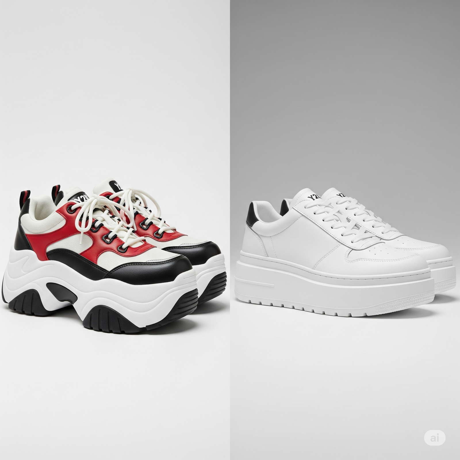 Evolution of Y2K footwear from then to now