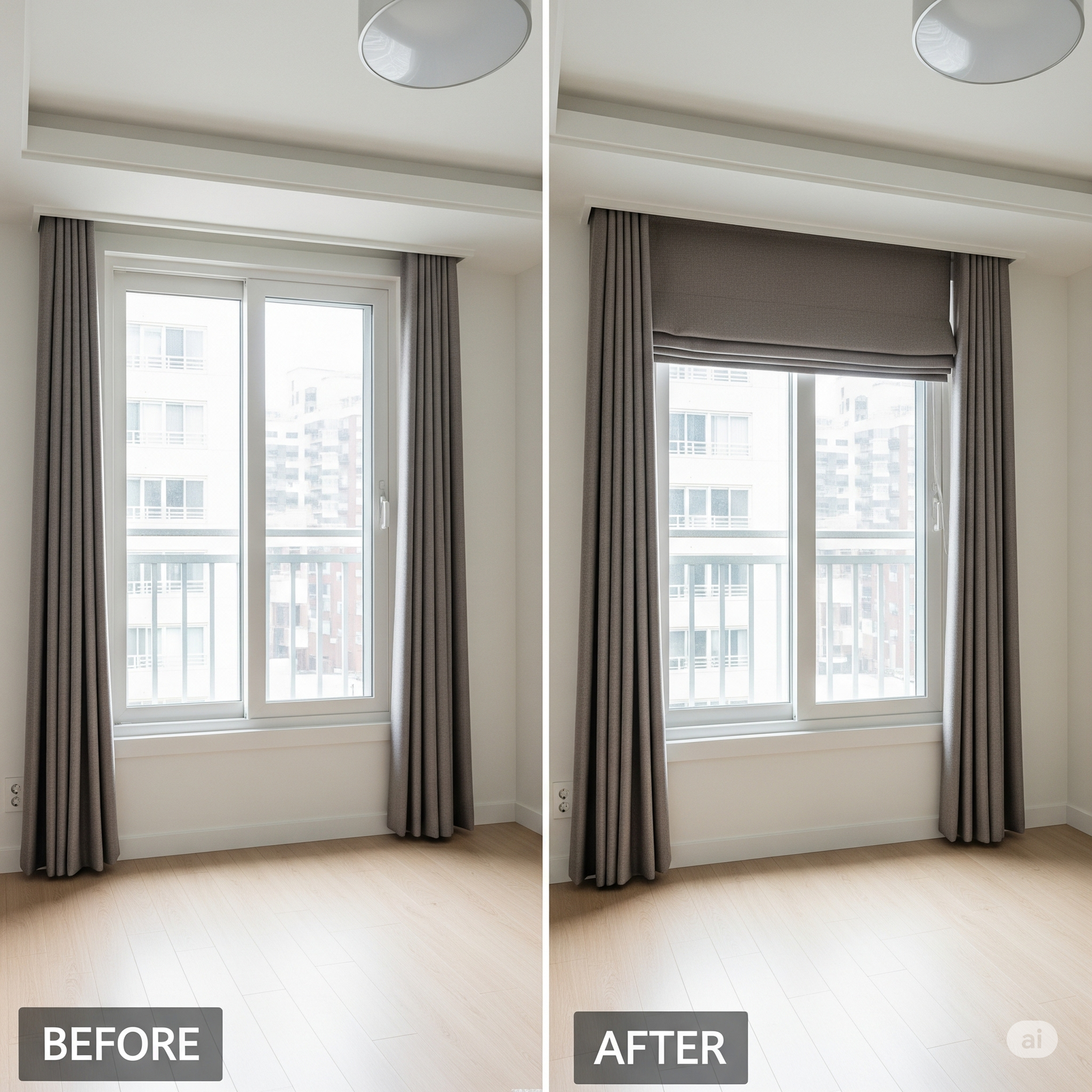 no-renter's drill curtain solutions