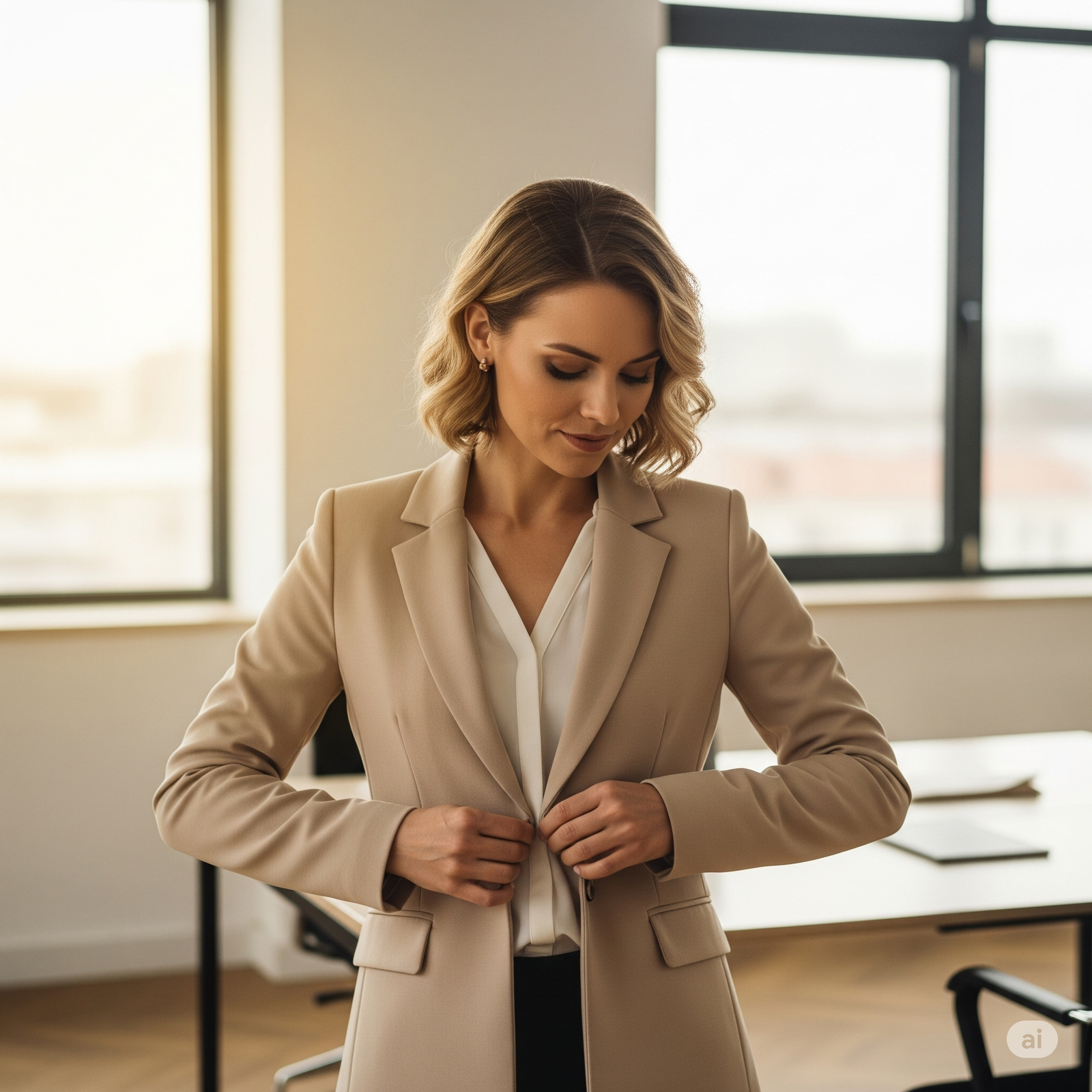 how to look polished with wrinkled work clothes