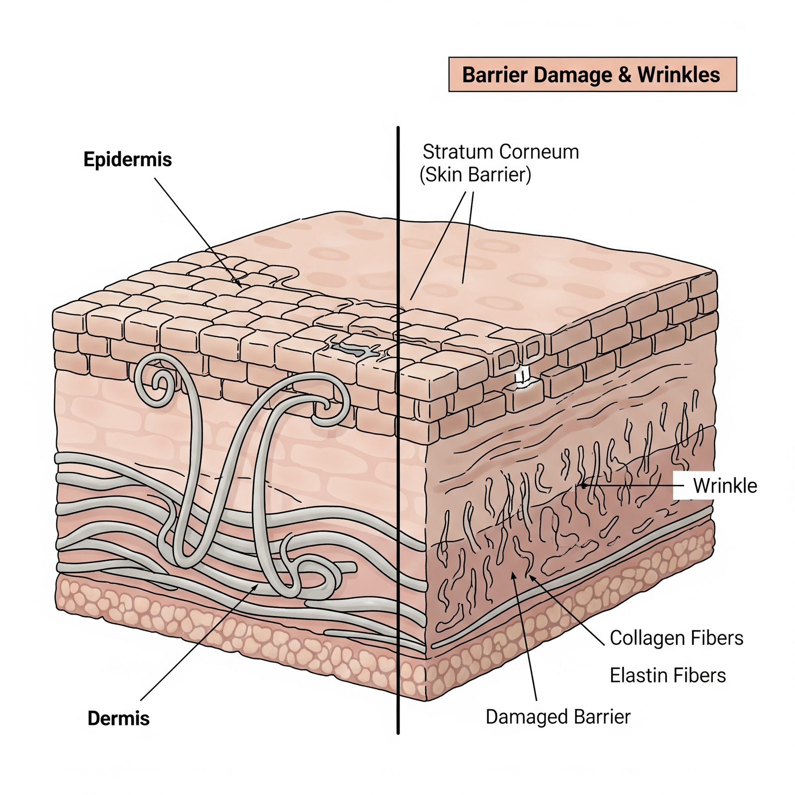 too much skincare cause wrinkles