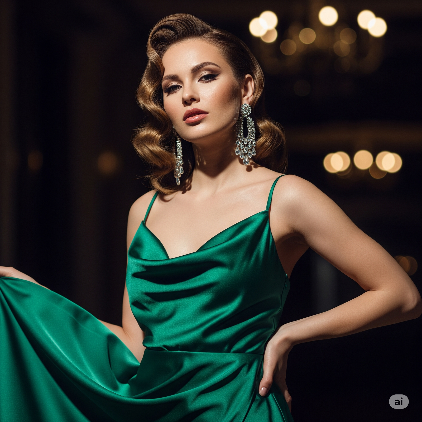 statement earrings styling