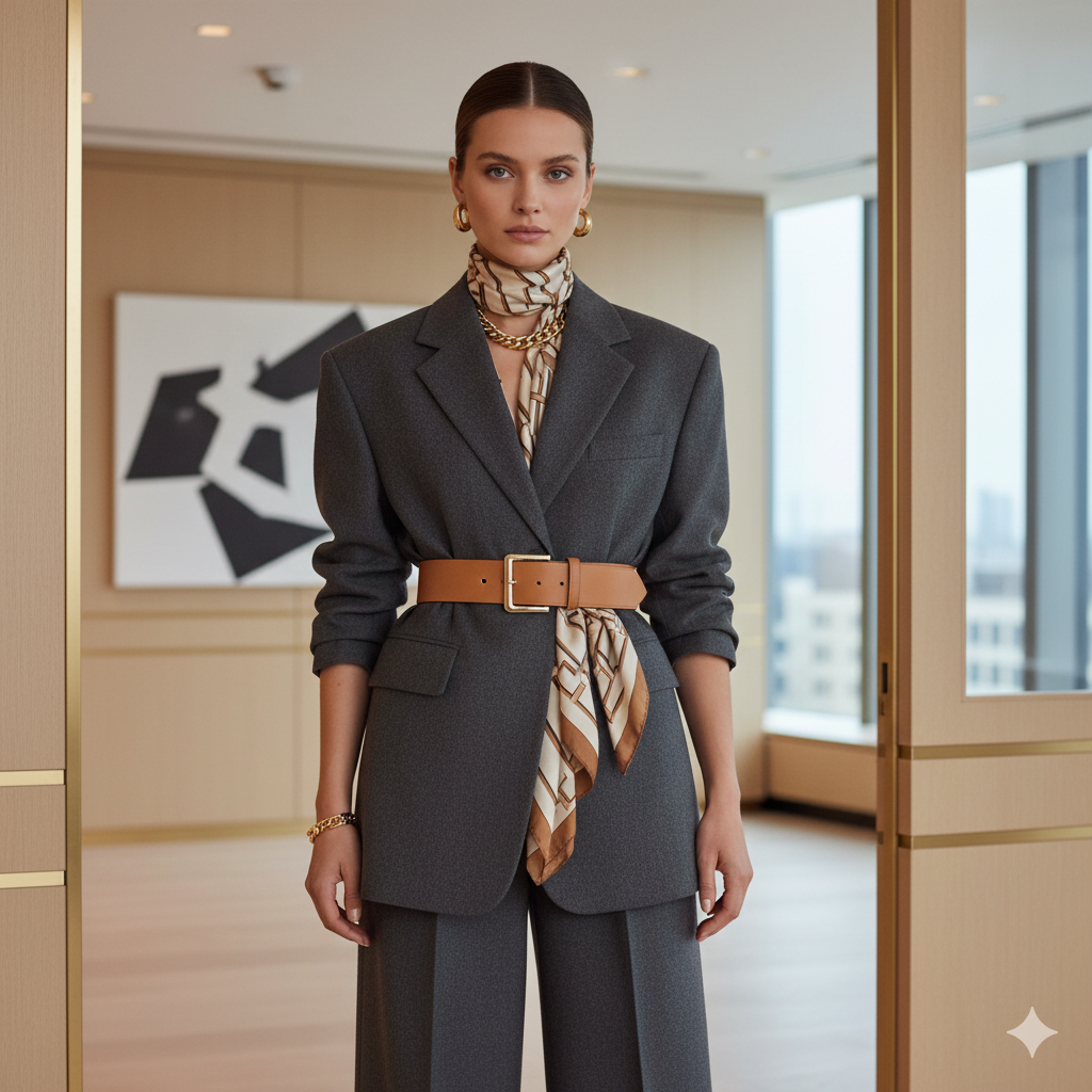 elegant scarf styling ideas 2025