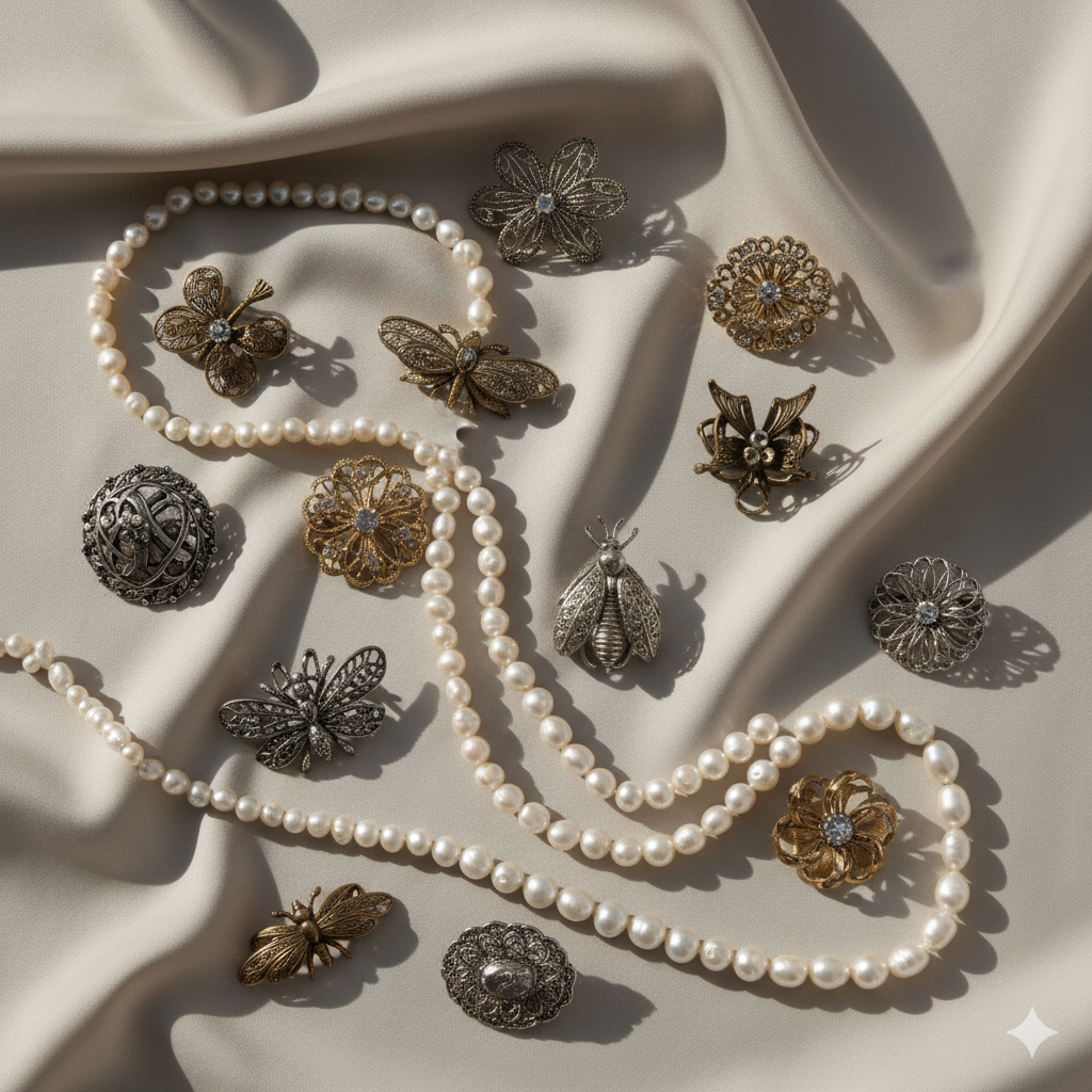 how to style brooches in modern outfits